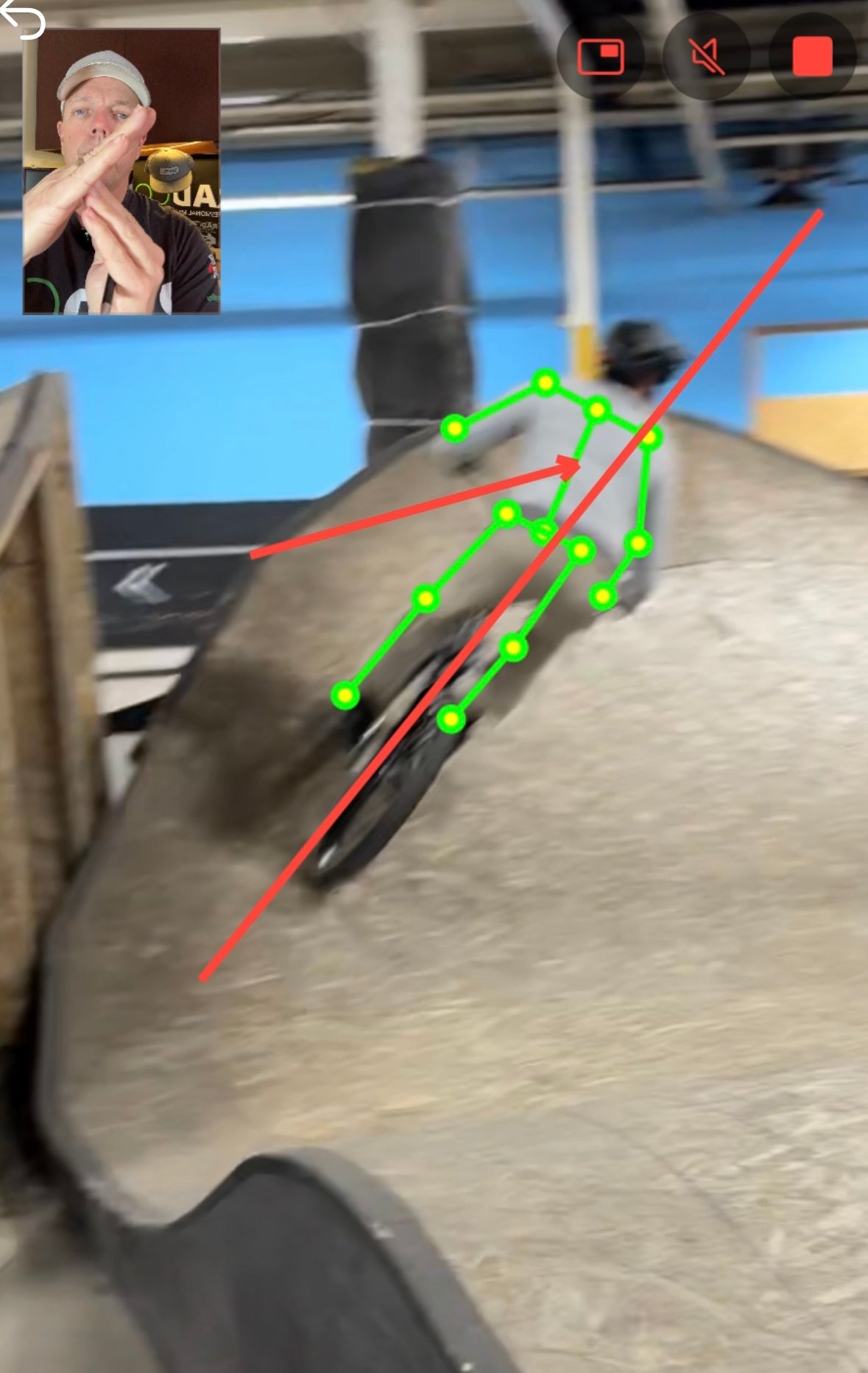 cornering on mountain bike