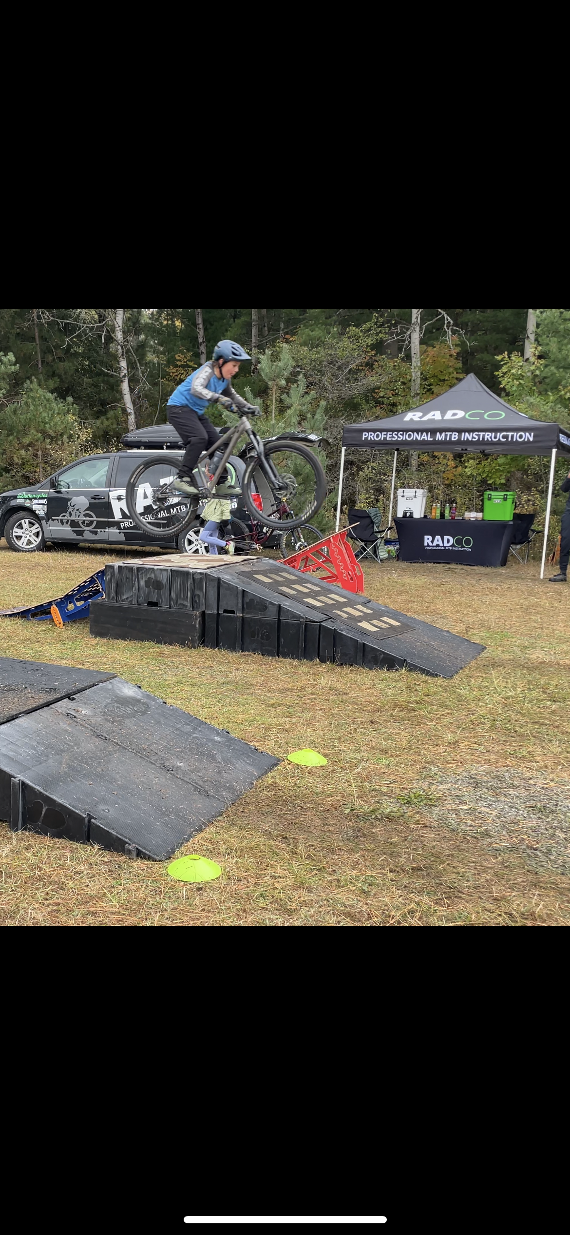 Kids Mountain Bike Lessons Big Jump fall session